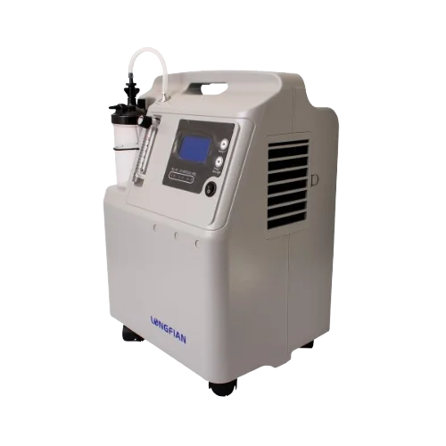 Concentrador de oxígeno Longfian con humidificador y ruedas